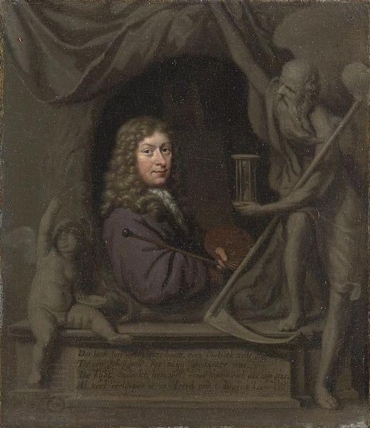 Michiel van Musscher Self-portrait.